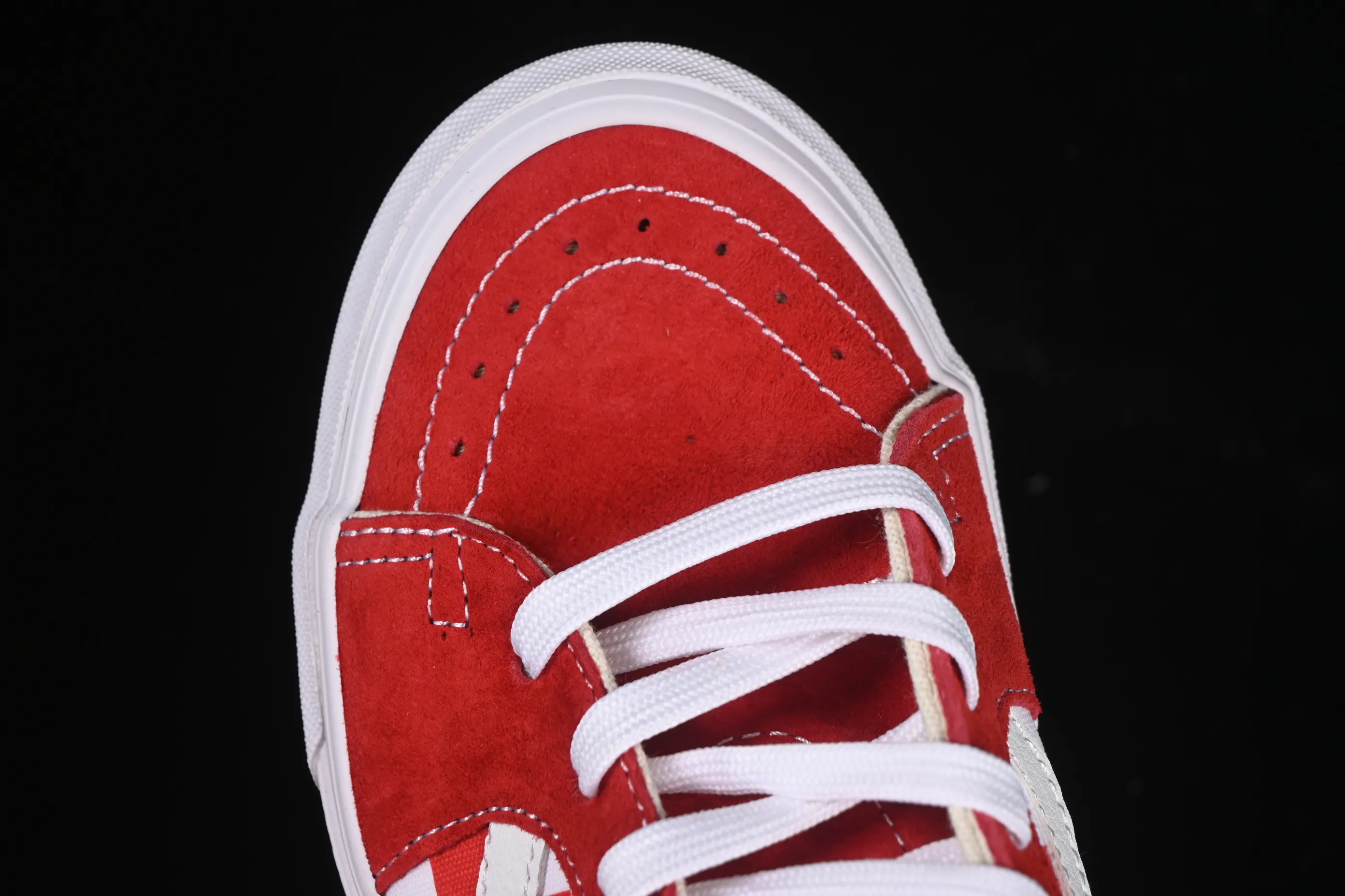 All categories Vans Vans series Vans Low Vans low-top Vans Sk8-Low white and red checkerboard non-slip casual skateboard shoes VN0A4UUK4W9